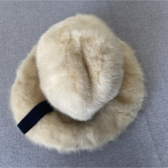 Fashioned by Ted Peters Biege Mink Fur Cloche Womens Hat main image 6
